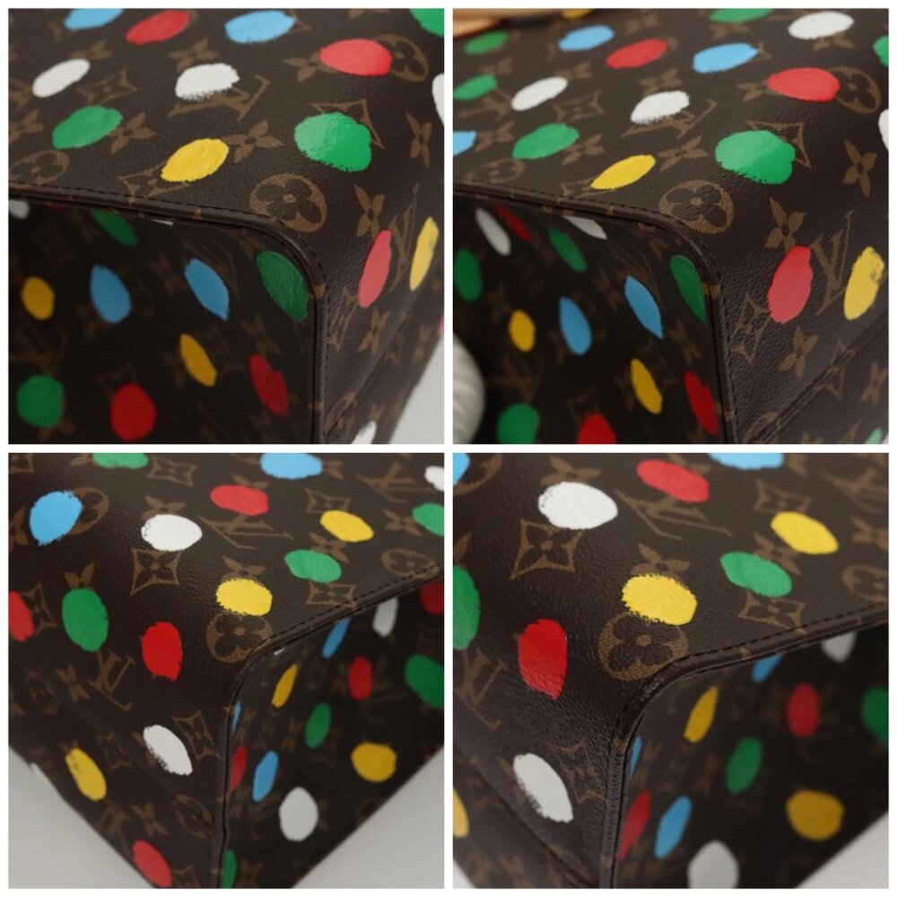 LOUIS VUITTON Monogram Painted Dots On the Go MM Bag M46379 LV Auth BA1048SM - Picture 14 of 16